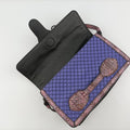 intrecciato Purple Series Leather x Snake skin B05776340D IC Chipイントレチャート パープル系 レザー×パイソン B05776340D ICチップ