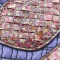 intrecciato Purple Series Leather x Snake skin B05776340D IC Chipイントレチャート パープル系 レザー×パイソン B05776340D ICチップ