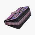 intrecciato Purple Series Leather x Snake skin B05776340D IC Chipイントレチャート パープル系 レザー×パイソン B05776340D ICチップ