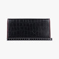 Crocodile Embossed Skull Black Leather 414659.436430クロコダイル スカル ブラック レザー 414659.436430