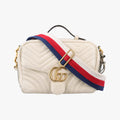 GG Marmont White Leather 498100 B025701636GGマーモント ホワイト レザー 498100 B025701636