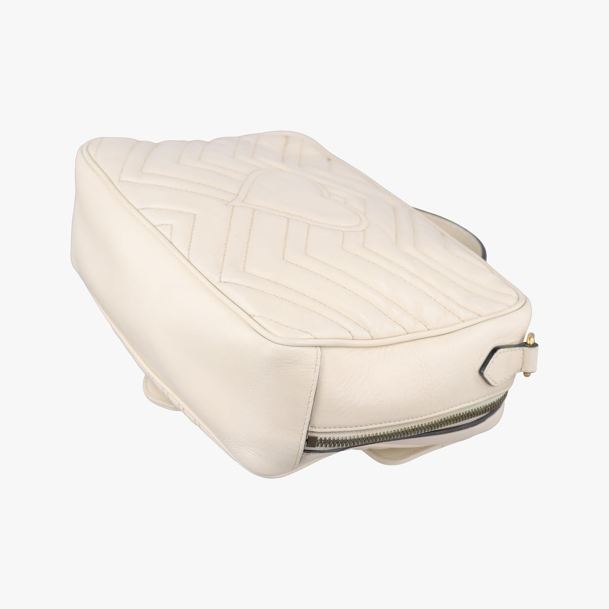 GG Marmont White Leather 498100 B025701636GGマーモント ホワイト レザー 498100 B025701636