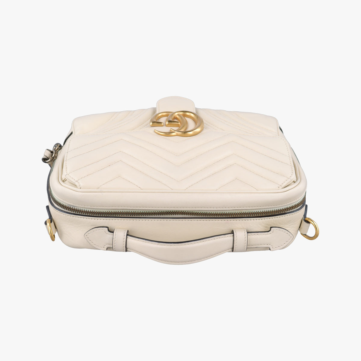 GG Marmont White Leather 498100 B025701636GGマーモント ホワイト レザー 498100 B025701636
