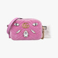 GG Marmont Pink velour 448065 H023187256GGマーモント ピンク ベロア 448065 H023187256