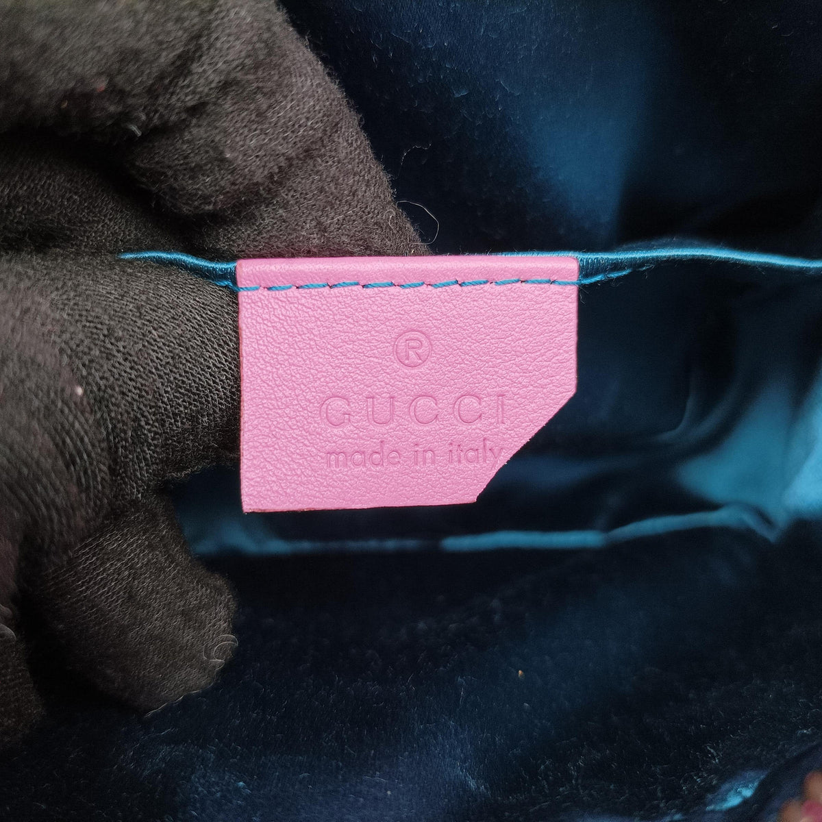 GG Marmont Pink velour 448065 H023187256GGマーモント ピンク ベロア 448065 H023187256