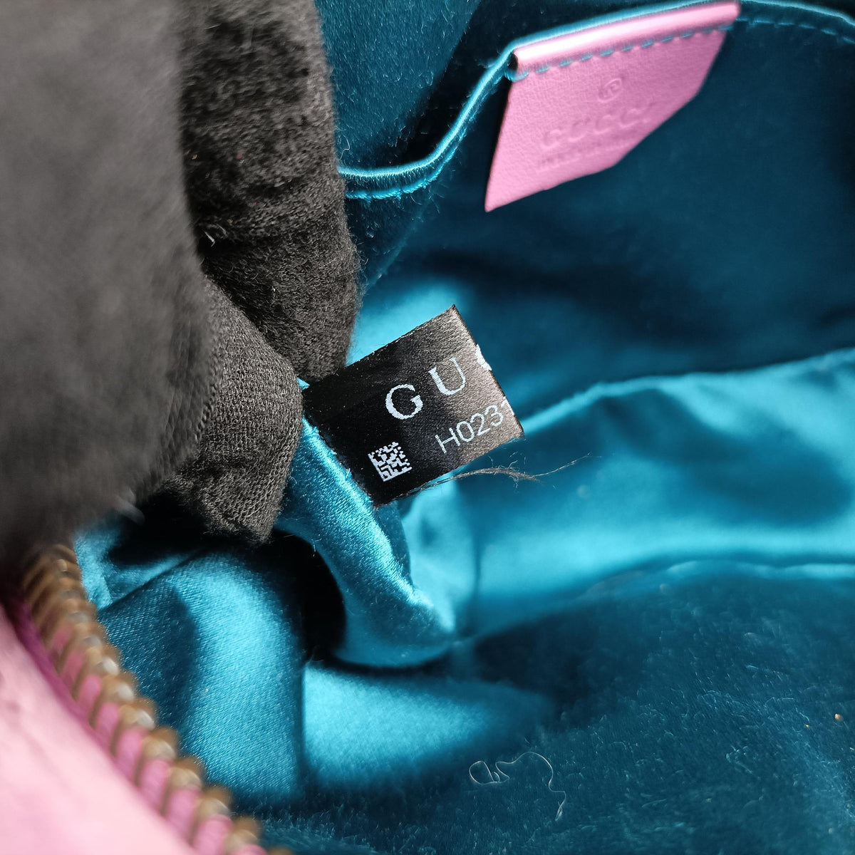 GG Marmont Pink velour 448065 H023187256GGマーモント ピンク ベロア 448065 H023187256