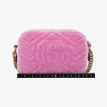 GG Marmont Pink velour 448065 H023187256GGマーモント ピンク ベロア 448065 H023187256
