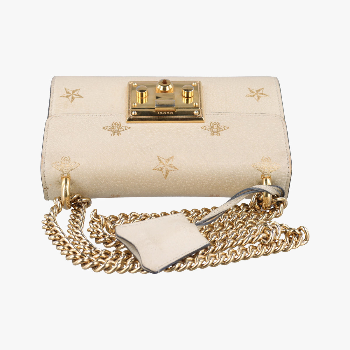 Padlock White Leather 432182 D028896273パドロック ホワイト レザー 432182 D028896273