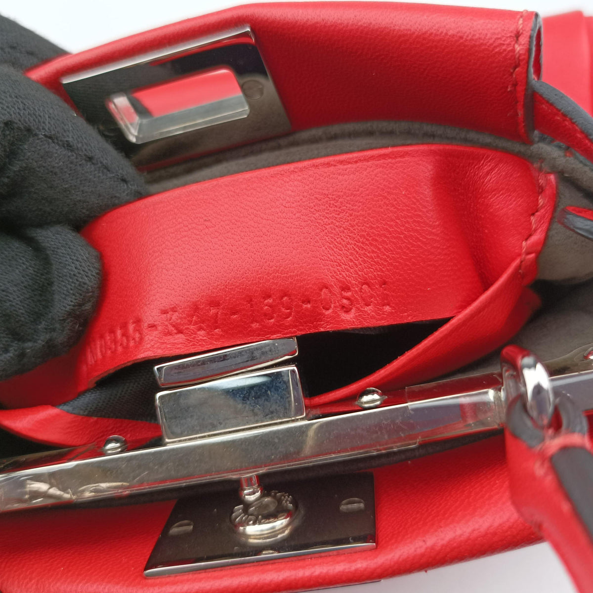 Micro Peekaboo Orange Leather 8M0355 8M0355-K47-159-0501マイクロピーカブー オレンジ レザー 8M0355 8M0355-K47-159-0501
