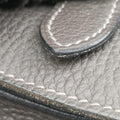 STEVE BESACE Grey Taurillon Clemence 055080CK 15O▢Lスティーブ ブサス グレー トリヨンクレマンス 055080CK 15O▢L