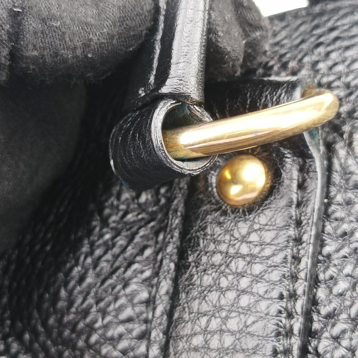 Vitello Daino Zippy Shopping Black leather BR4372 197/Bヴィッテロ ダイノ ジッピー ショッピング ブラック レザー BR4372 197/B