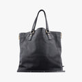 Vitello Daino Zippy Shopping Black leather BR4372 197/Bヴィッテロ ダイノ ジッピー ショッピング ブラック レザー BR4372 197/B
