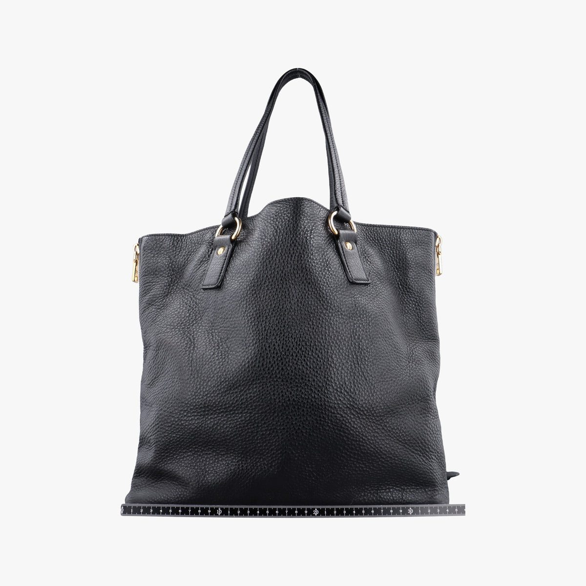 Vitello Daino Zippy Shopping Black leather BR4372 197/Bヴィッテロ ダイノ ジッピー ショッピング ブラック レザー BR4372 197/B