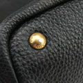 Vitello Daino Zippy Shopping Black leather BR4372 197/Bヴィッテロ ダイノ ジッピー ショッピング ブラック レザー BR4372 197/B