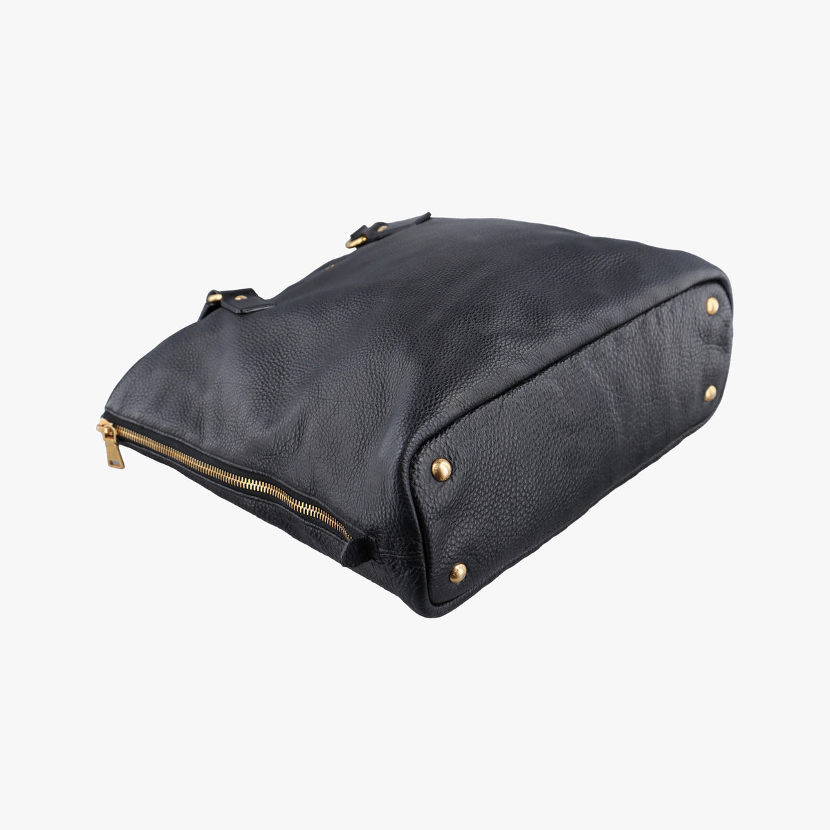 Vitello Daino Zippy Shopping Black leather BR4372 197/Bヴィッテロ ダイノ ジッピー ショッピング ブラック レザー BR4372 197/B