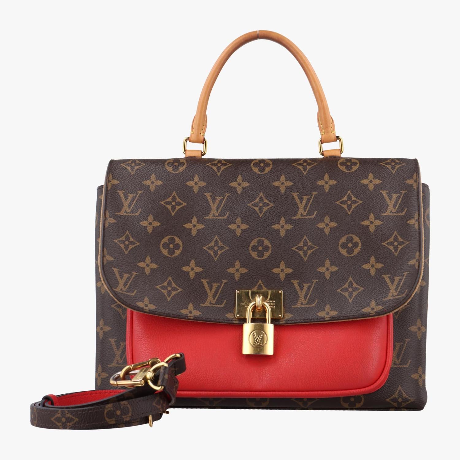 ルイヴィトン Louis Vuitton ショルダーバッグ レディース マリニャン ブラウン モノグラム/カーフレザー M44286 FL0148