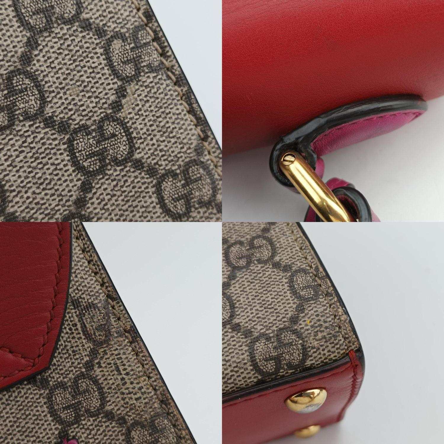 グッチ Gucci ショルダーバッグ レディース パドロック グレー PVCコーティングキャンバス×レザー 453188 C021343751