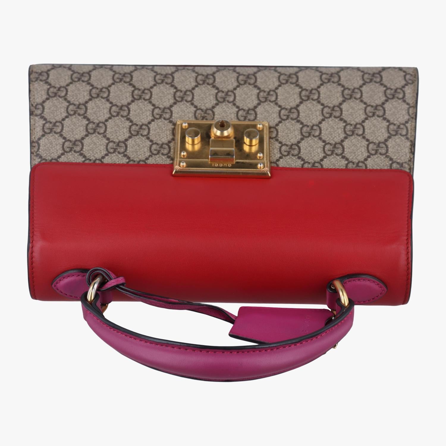 グッチ Gucci ショルダーバッグ レディース パドロック グレー PVCコーティングキャンバス×レザー 453188 C021343751