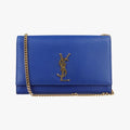 イヴサンローラン Yves saint Laurent ショルダーバッグ レディース ケイト ブルー レザー PLB364021.1015