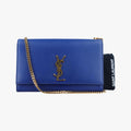 イヴサンローラン Yves saint Laurent ショルダーバッグ レディース ケイト ブルー レザー PLB364021.1015