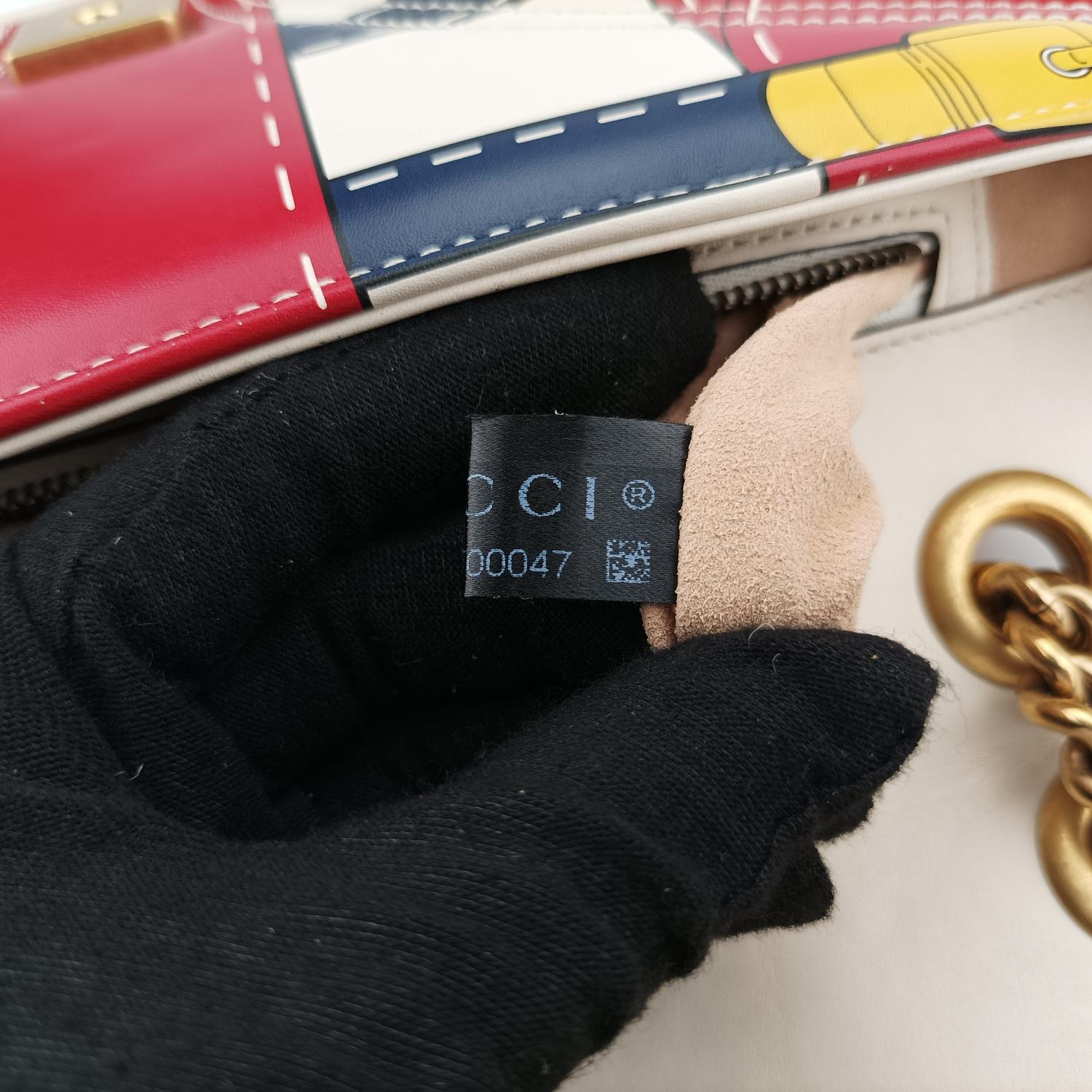 グッチ Gucci ショルダーバッグ レディース GGマーモント マルチカラー レザー 443497 B021700047