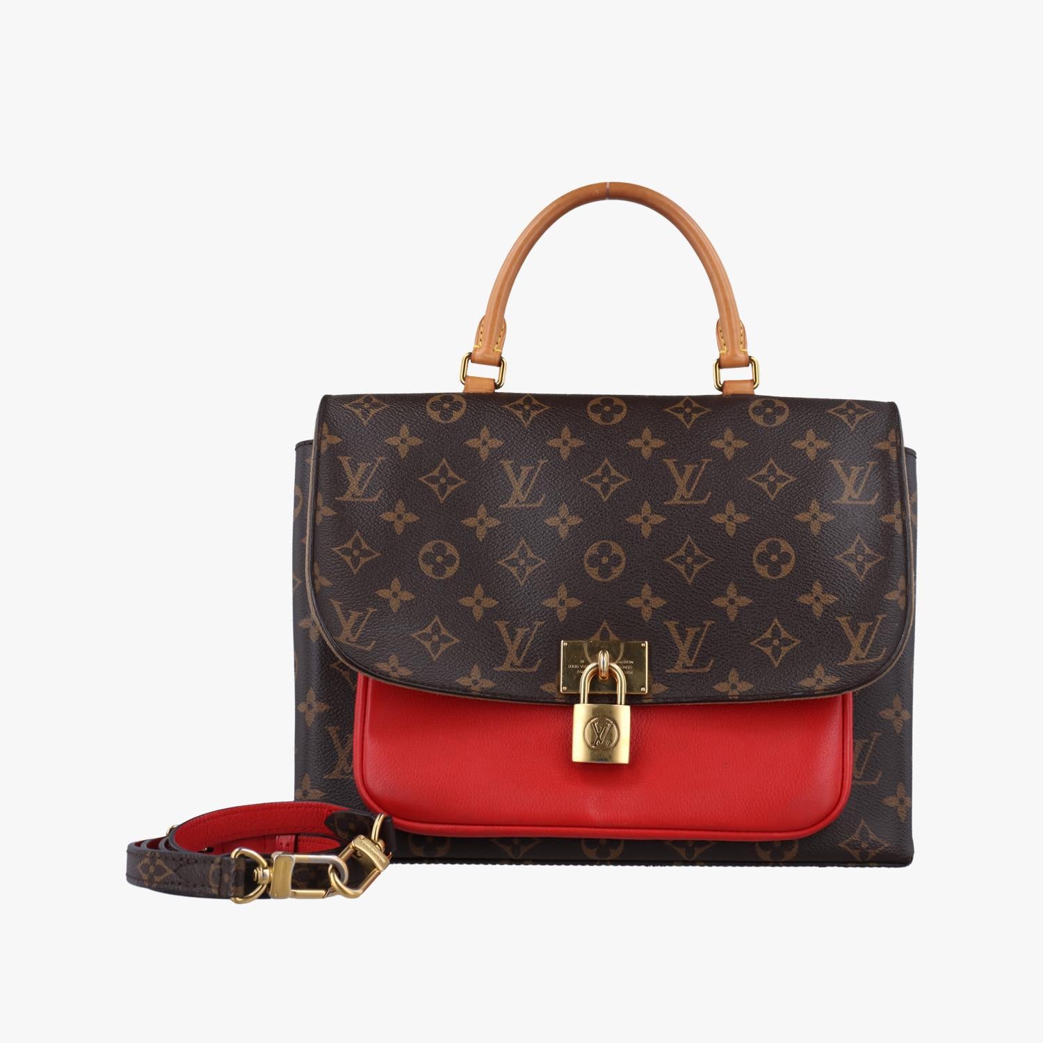 ルイヴィトン Louis Vuitton ショルダーバッグ レディース マリニャン ブラウン モノグラムキャンバス×カーフレザー M44286 FL2178