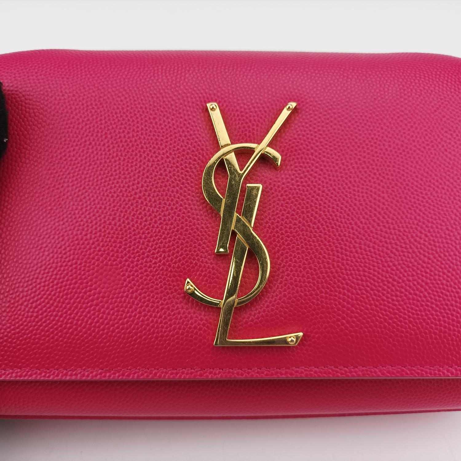 イヴサンローラン Yves saint Laurent ショルダーバッグ レディース ケイト ローズ レッド レザー LND354121.1214