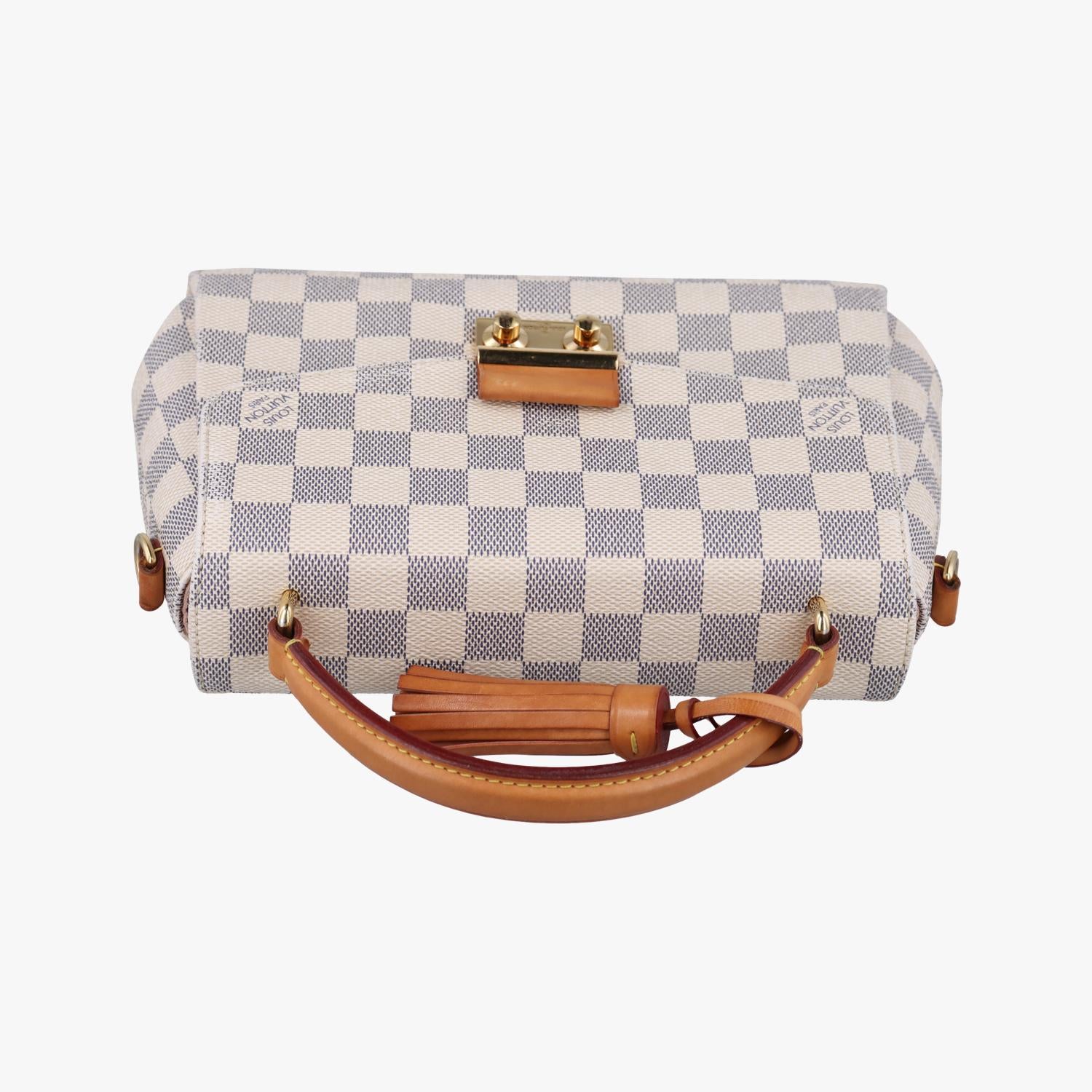 ルイヴィトン Louis Vuitton ショルダーバッグ レディース クロワゼット ホワイト ダミエ キャンバス N41581 FL4156