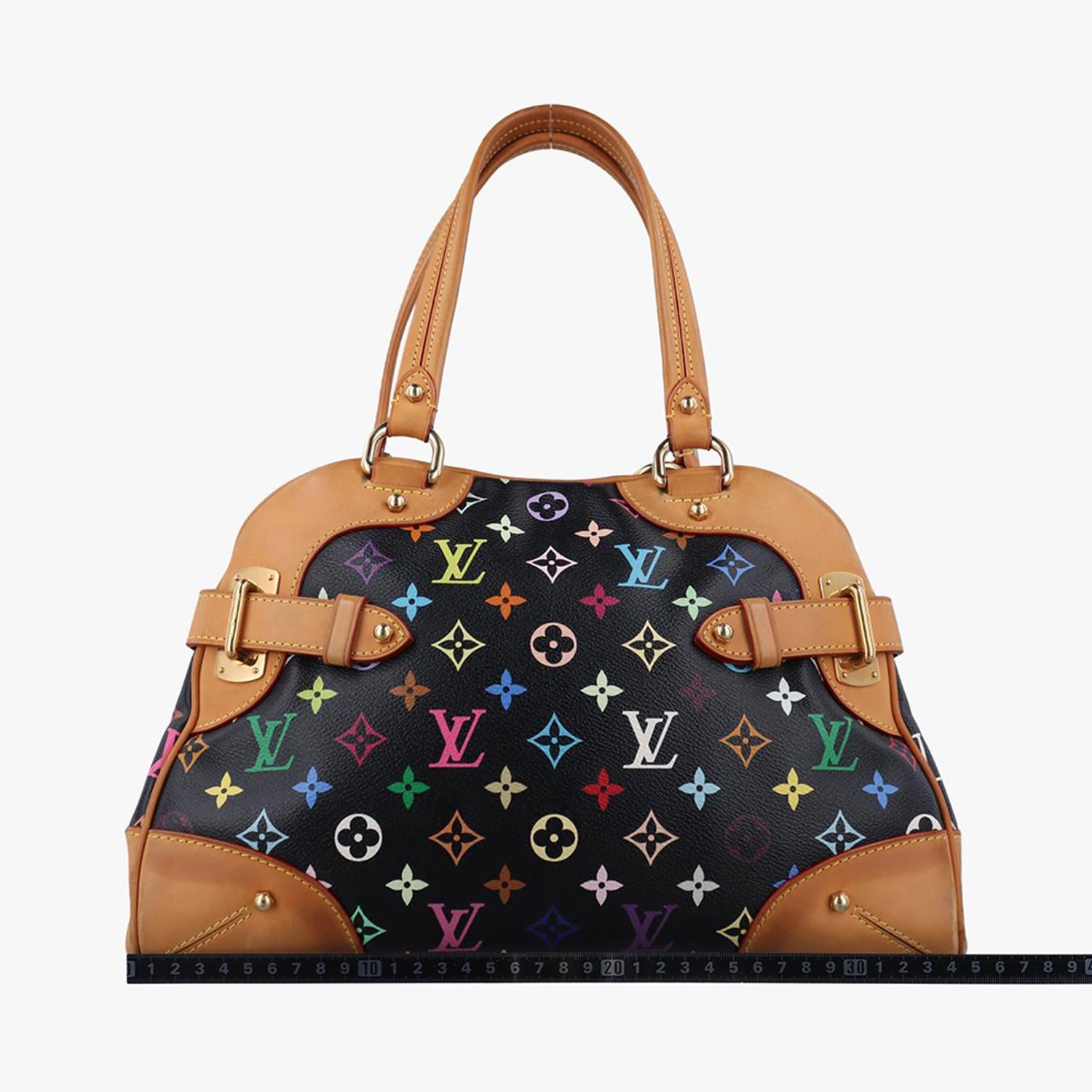 ルイヴィトン Louis Vuitton ハンドバッグ レディース クラウディア ブラック モノグラム マルチカラー M40194 CE1111