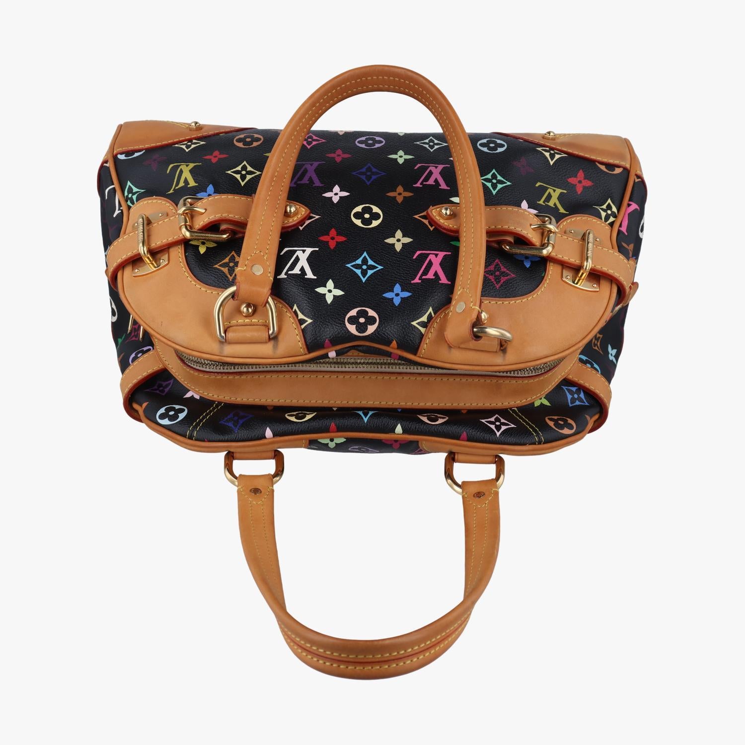 ルイヴィトン Louis Vuitton ハンドバッグ レディース クラウディア ブラック モノグラム マルチカラー M40194 CE1111