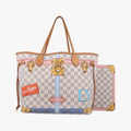 ルイヴィトン Louis Vuitton ショルダーバッグ レディース ネヴァーフルMM ホワイト ダミエ キャンバス N41065 GI1108