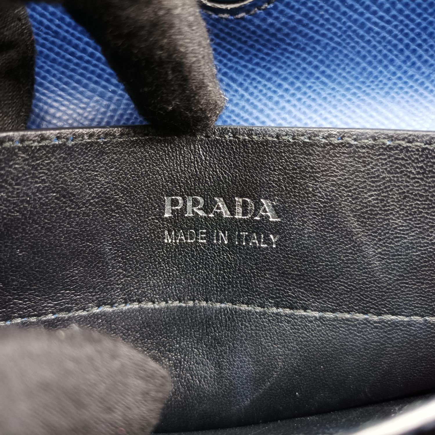 プラダ Prada ショルダーバッグ レディース キュイール　ダブル ブルー サフィアーノレザー BN2820 25