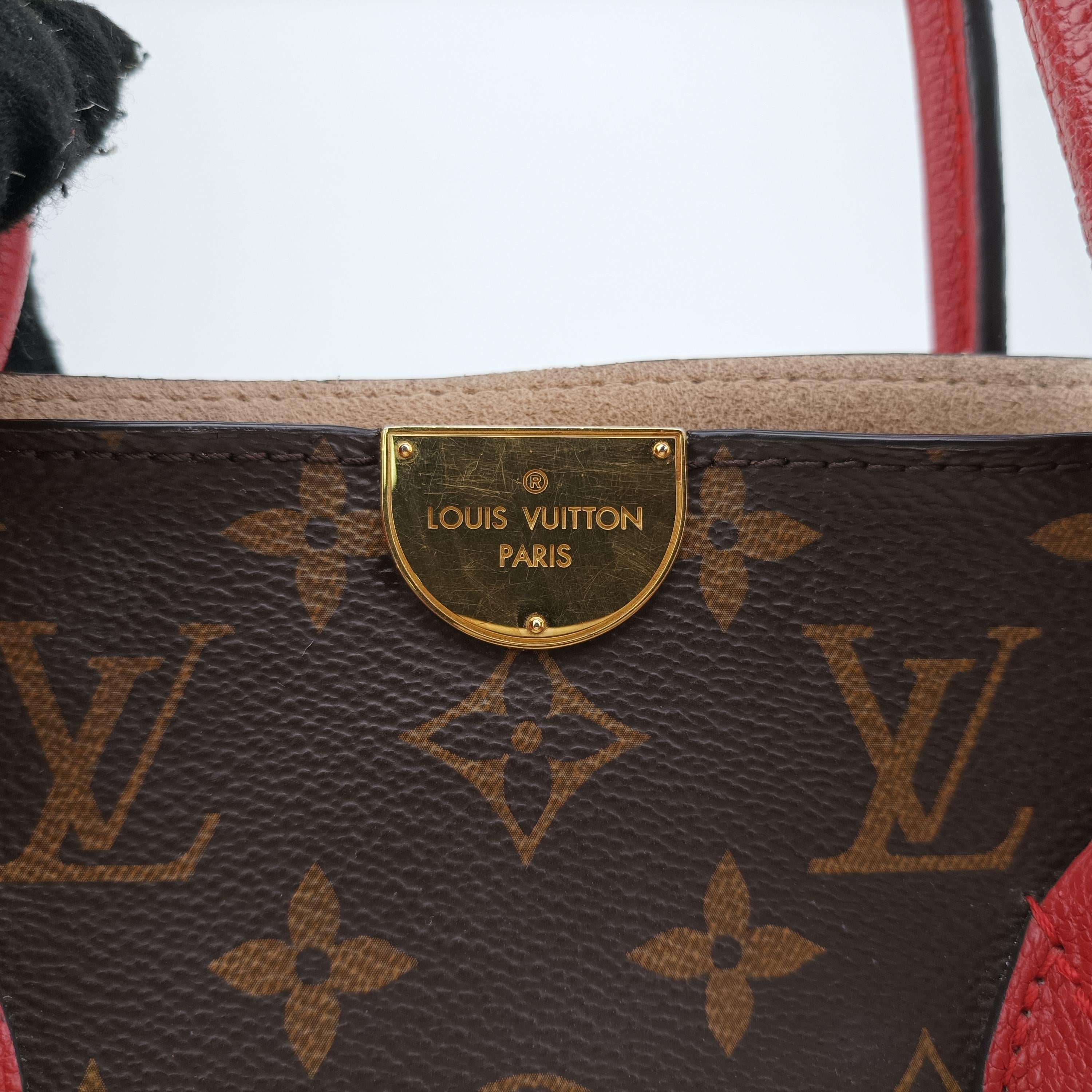 ルイヴィトン Louis Vuitton ショルダーバッグ レディース フランドリン ブラウン モノグラムキャンバス×カーフレザー M41596 FL0137