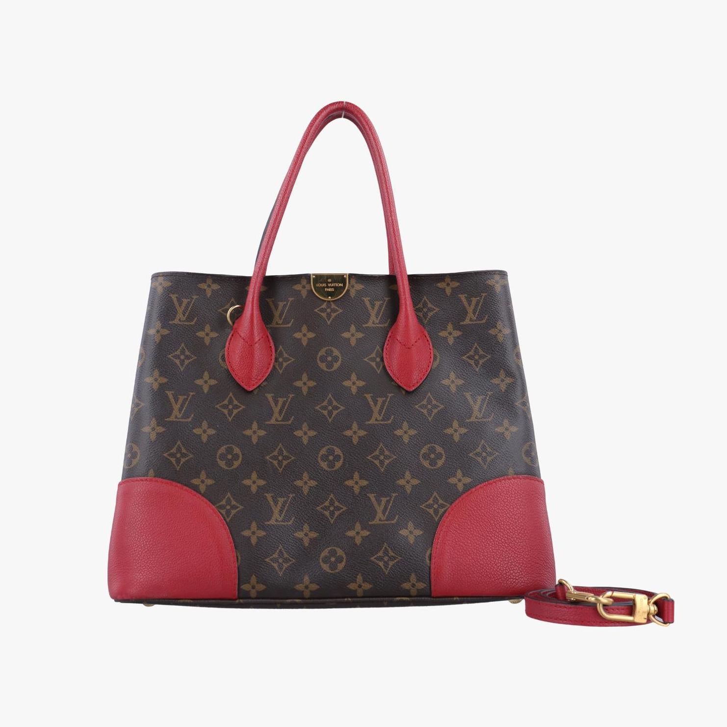 ルイヴィトン Louis Vuitton ショルダーバッグ レディース フランドリン ブラウン モノグラムキャンバス×カーフレザー M41596 FL0137