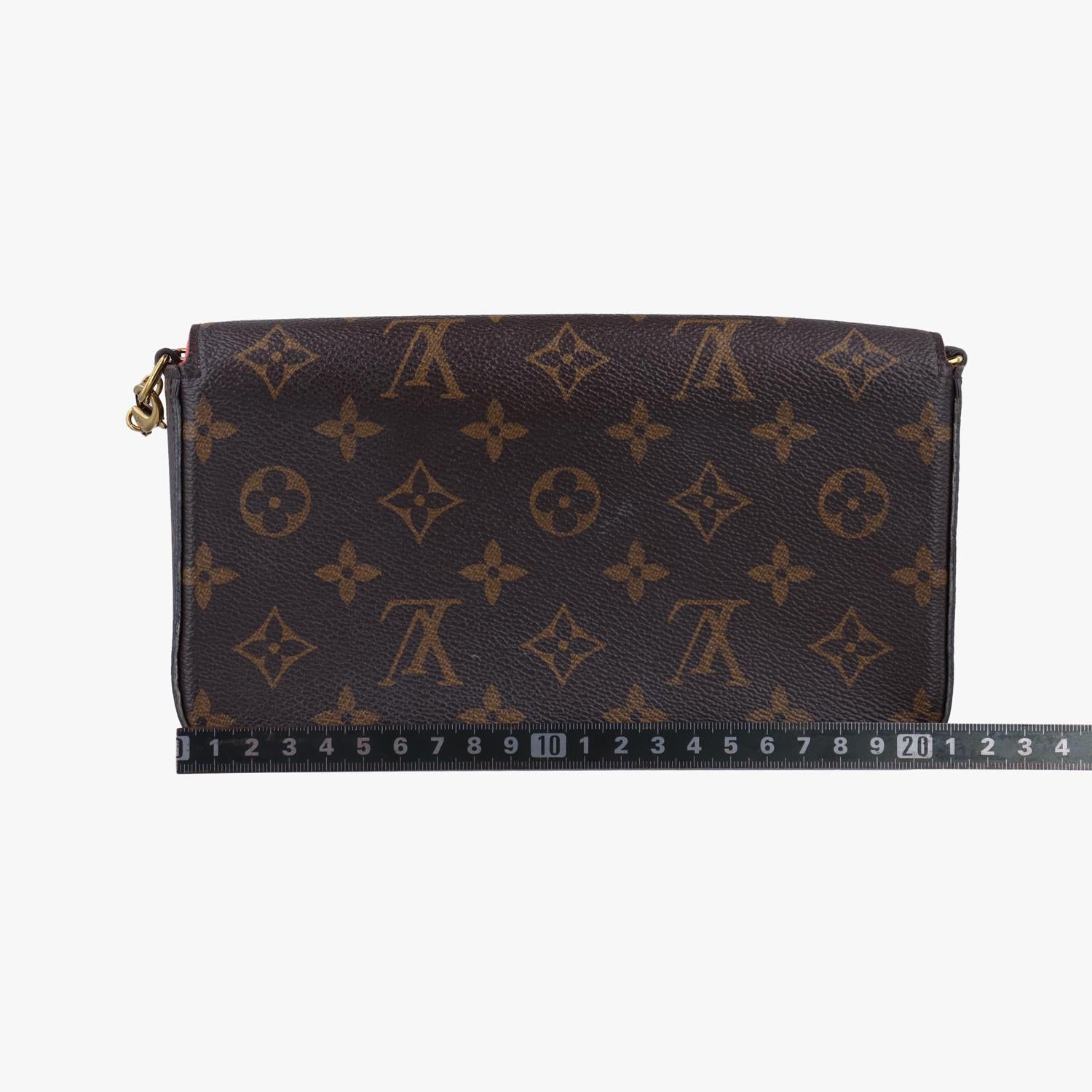 ルイヴィトン Louis Vuitton ショルダーバッグ レディース ポシェットフェリーチェ ブラウン モノグラム キャンバス M62416 TJ4176