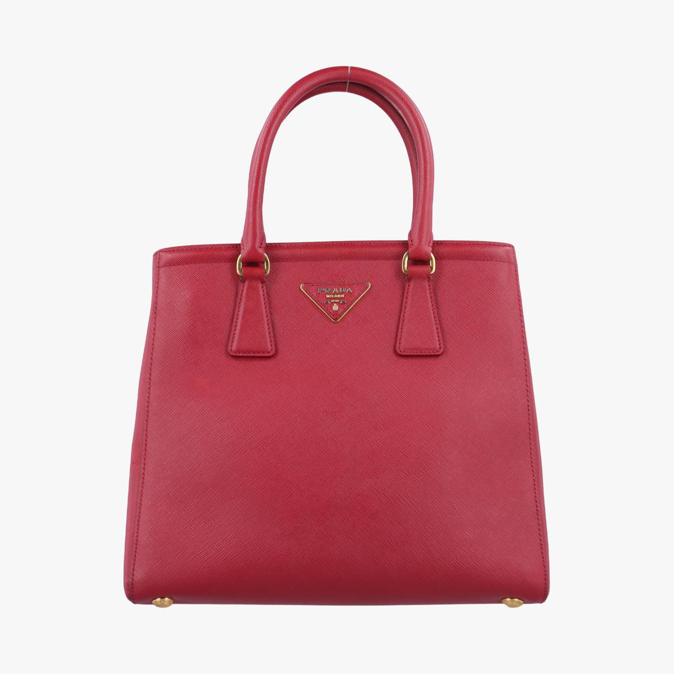 プラダ Prada ショルダーバッグ レディース ガレリア レッド サフィアーノ レザー B2490M 7/A 158