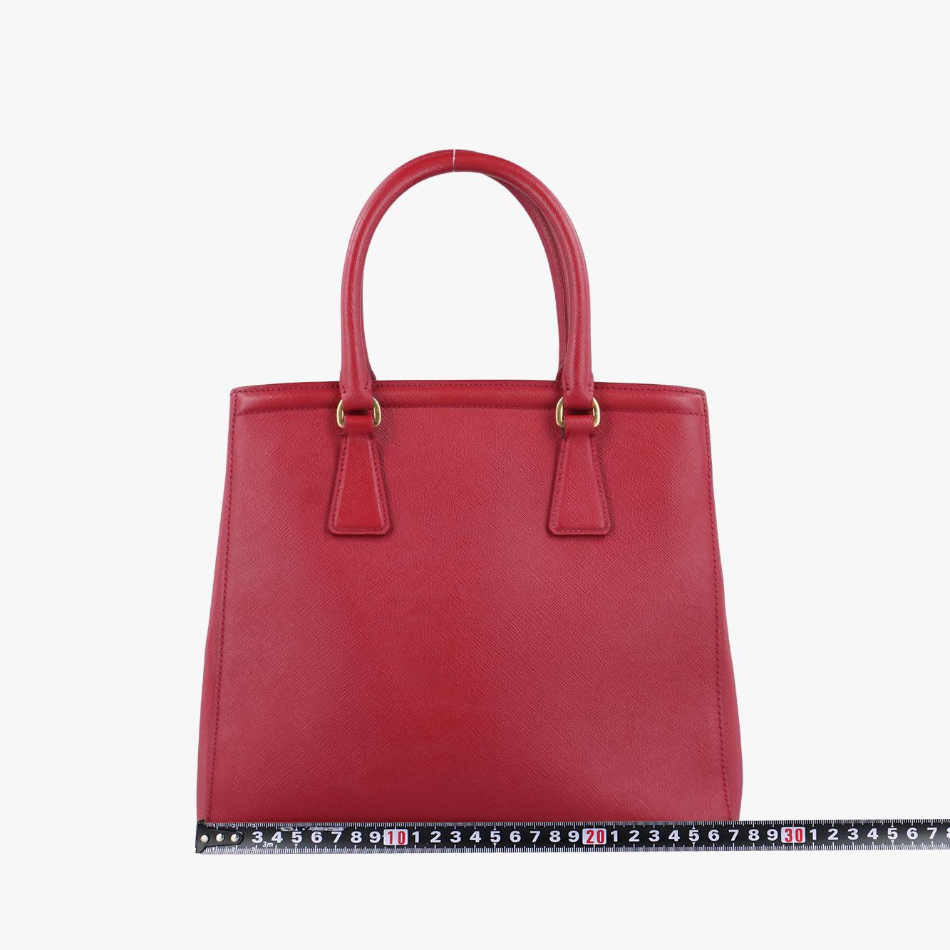 プラダ Prada ショルダーバッグ レディース ガレリア レッド サフィアーノ レザー B2490M 7/A 158