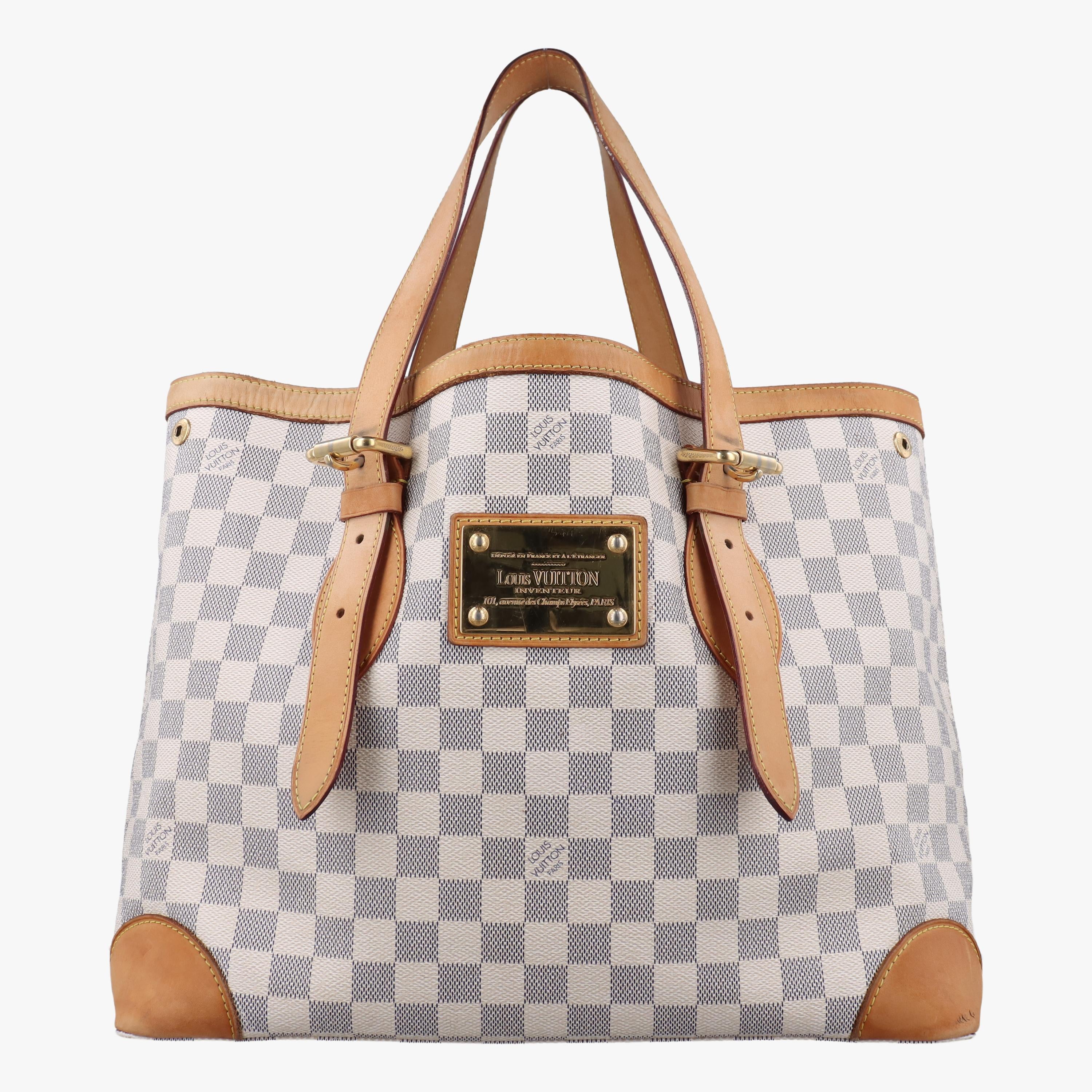 ルイヴィトン Louis Vuitton ハンドバッグ レディース ハムプステッドMM ホワイト ダミエ キャンバス N51206 CR0190