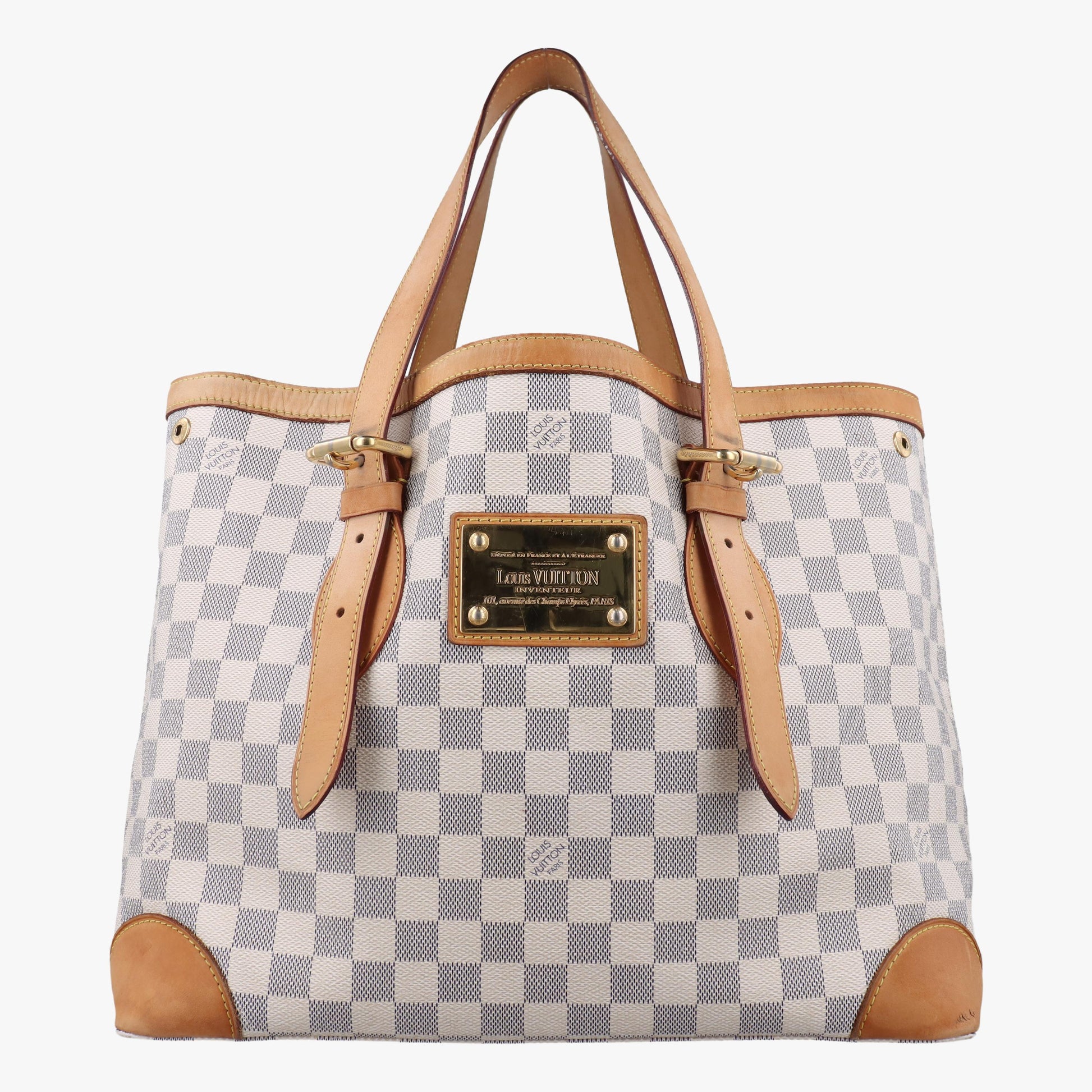 ルイヴィトン Louis Vuitton ハンドバッグ レディース ハムプステッドMM ホワイト ダミエ キャンバス N51206 CR0190