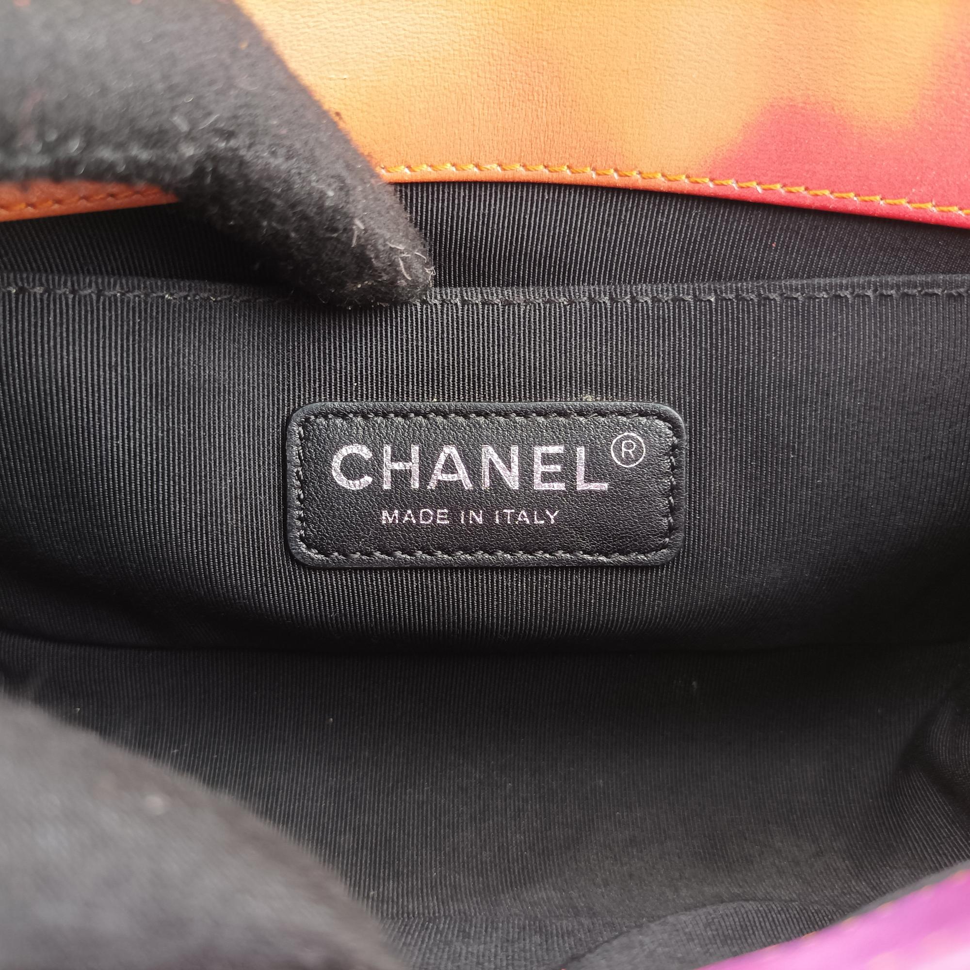 シャネル Chanel ショルダーバッグ レディース ボーイシャネル マルチカラー ラムスキン A90802 20870567