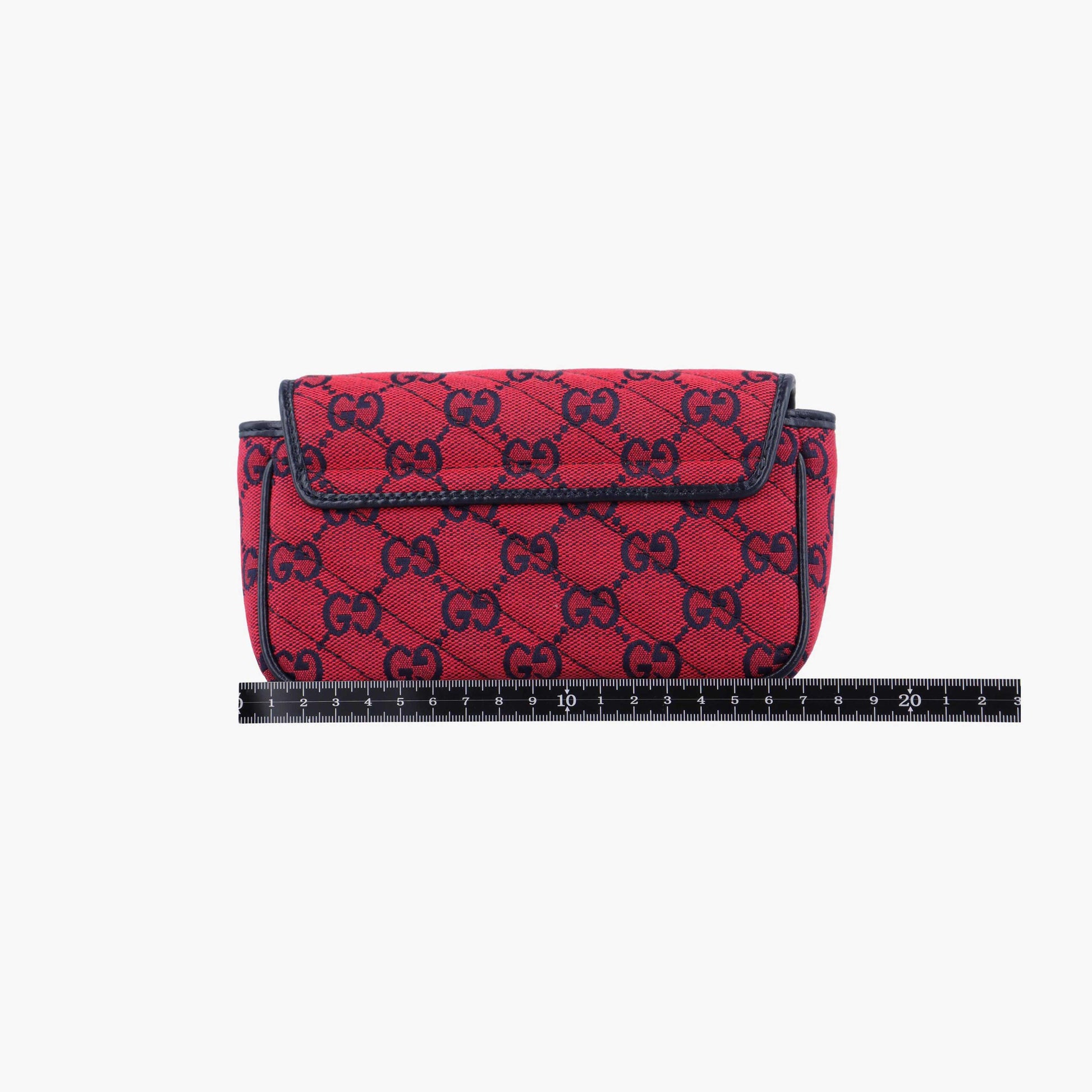 グッチ Gucci ショルダーバッグ レディース GGマーモント レッド ジャガード 661332.0416