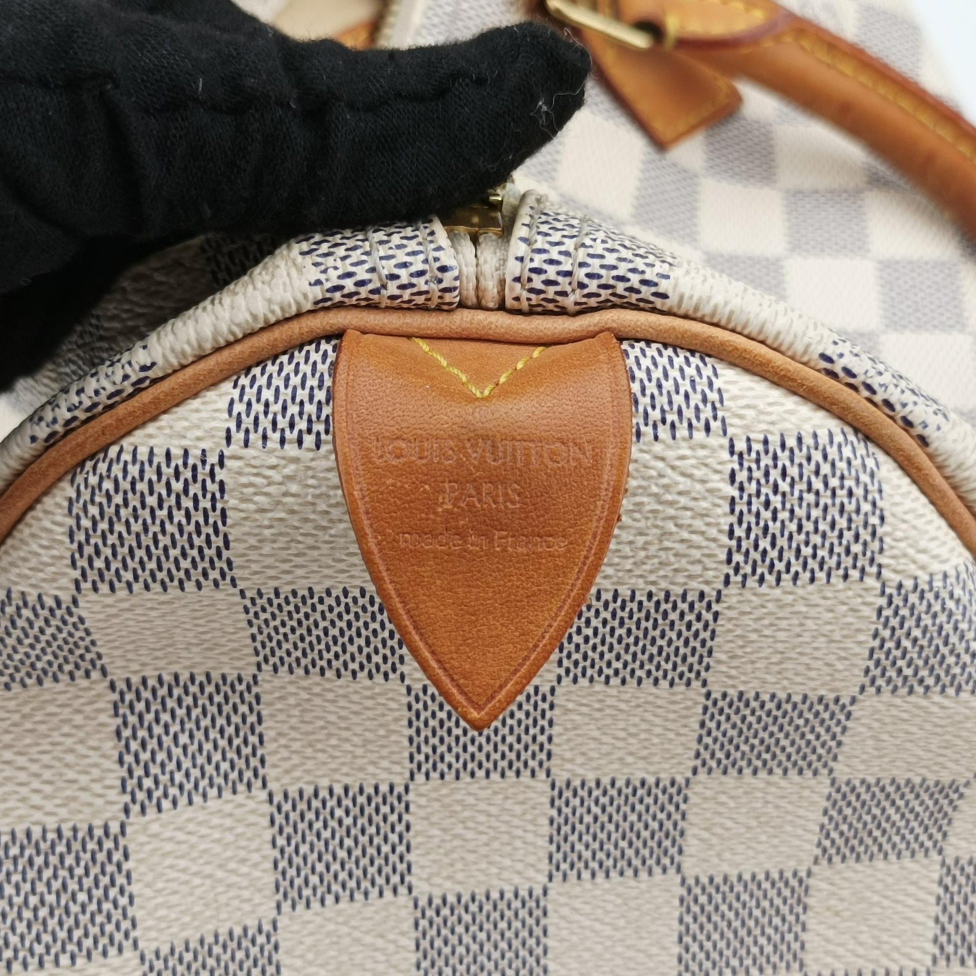 ルイヴィトン Louis Vuitton ボストンバッグ レディース スピーディ30 アズール ダミエ キャンパス N41533 MB2151