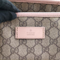 グッチ Gucci ハンドバッグ レディース GGプラス GGスプリーム グレー PVCコーティングキャンバス×レザー 211137 C4813146