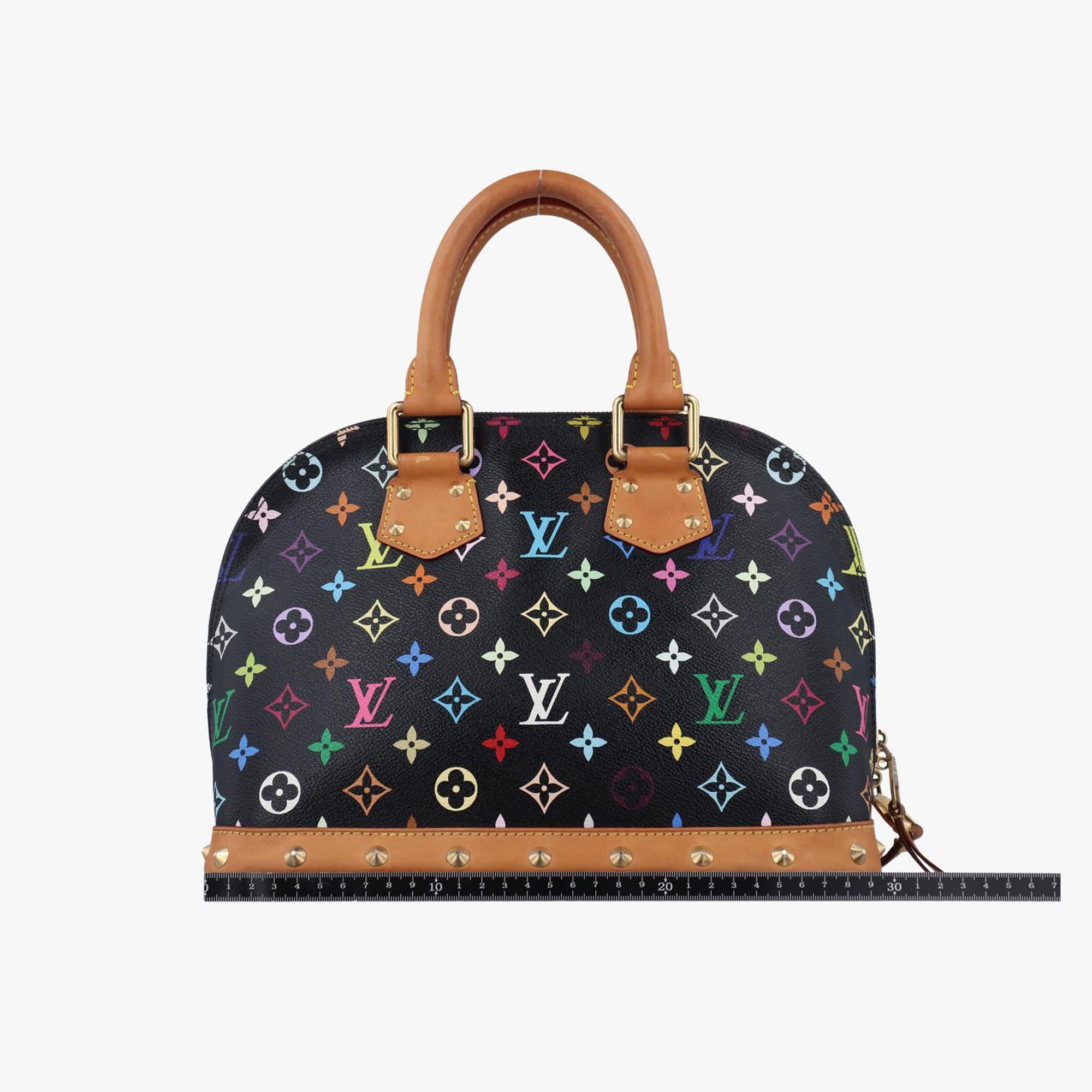 ルイヴィトン Louis Vuitton ハンドバッグ レディース アルマPM ノワール モノグラム マルチカラー M40444 FL2151