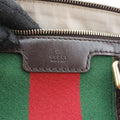 グッチ Gucci ボストンバッグ レディース シェリーライン ボストン ベージュ×グリーン×レッド キャンバス×レザー 247205 D014989941