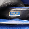 プラダ Prada ショルダーバッグ レディース スタッズ ブルー サフィアーノレザー B5045M 7/E