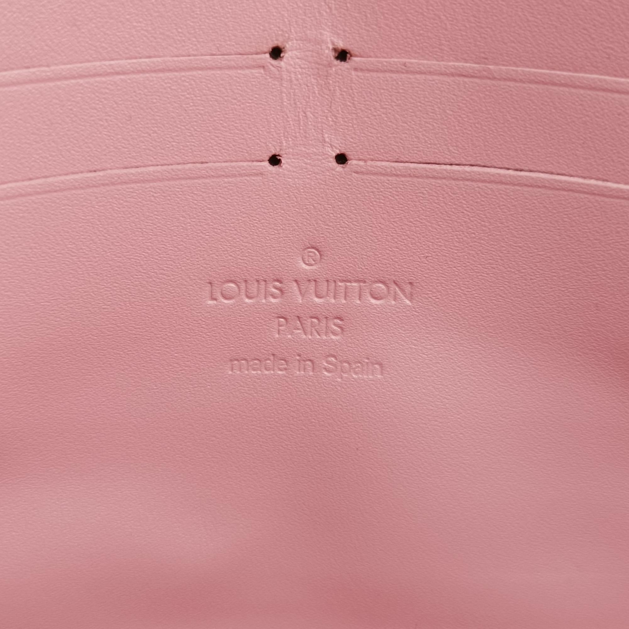 ルイヴィトン Louis Vuitton ショルダーバッグ レディース ポルトフォイユ チェリーウッド ローズバレリーヌ モノグラムキャンバス×ヴェルニ M63306 CA3168