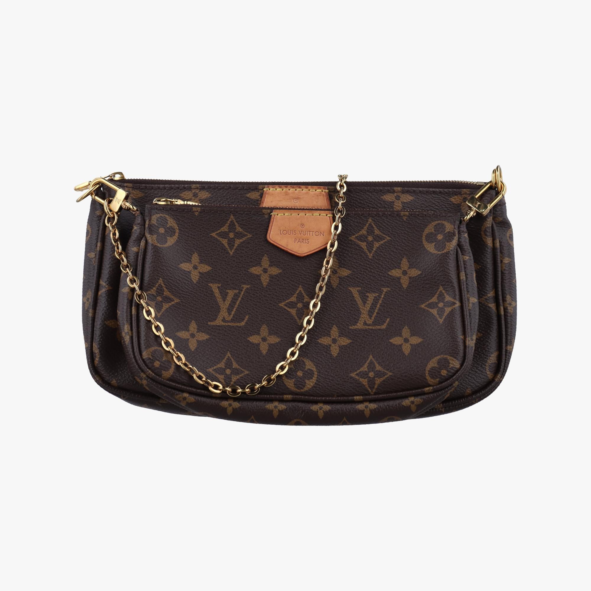 ルイヴィトン Louis Vuitton ショルダーバッグ レディース ミュルティポシェットアクセソワール マロン×ローズ クレール モノグラムキャンバス M44840 SR2290 SR2280