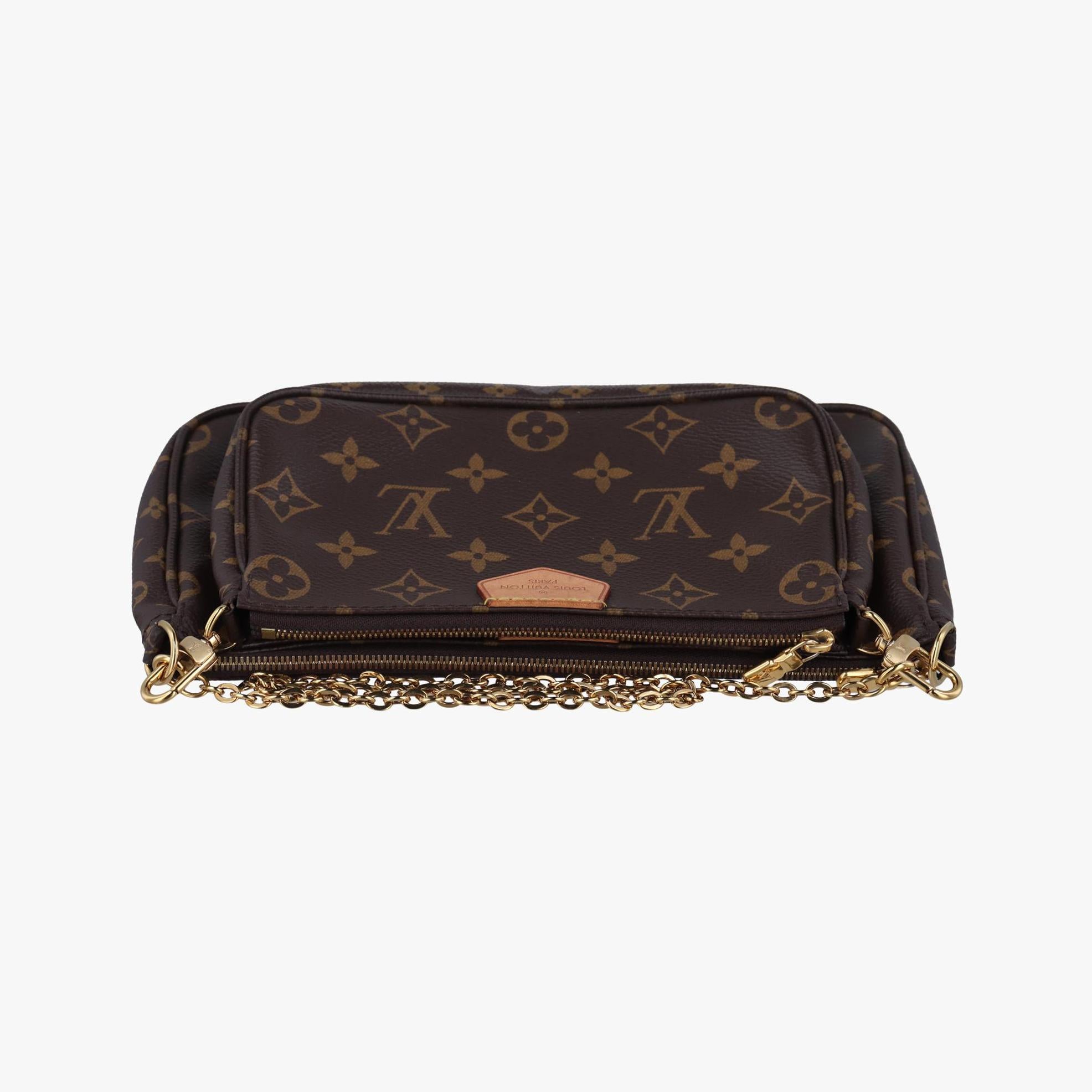 ルイヴィトン Louis Vuitton ショルダーバッグ レディース ミュルティポシェットアクセソワール マロン×ローズ クレール モノグラムキャンバス M44840 SR2290 SR2280