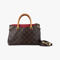 ルイヴィトン Louis Vuitton ショルダーバッグ レディース パラスBB モノグラム/ブラウン系×スリーズ モノグラムキャンバス×カーフレザー M41241 SN2128